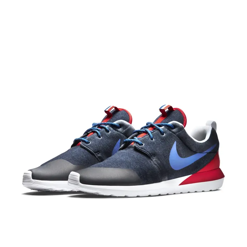 Nike  Roshe Run France Navy Heather/Gym Royal-University Red (652804-446)
