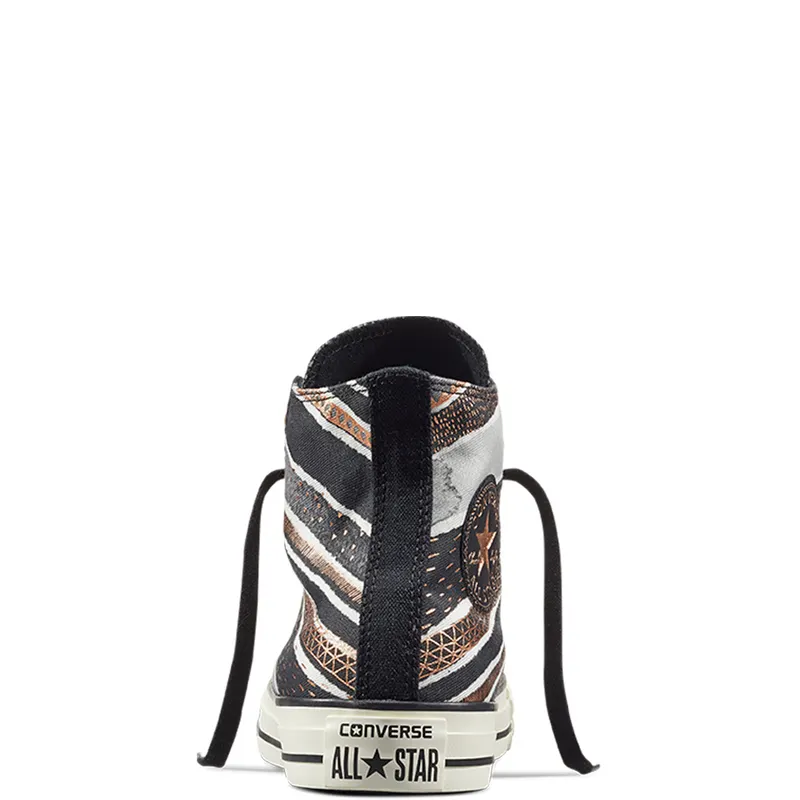 Converse Chuck Taylor All-Star Hi Festive Stripe Black Dolphin (W) (551564C)