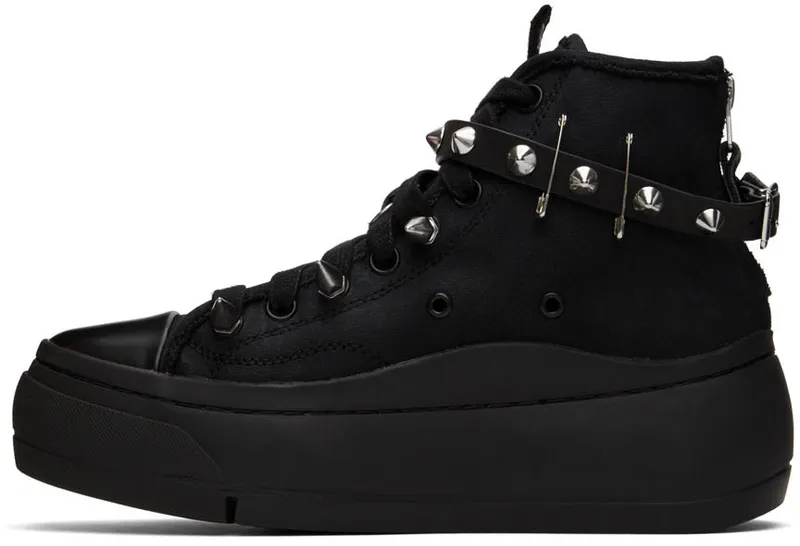 R13 Black Studded Kurt High-Top (R13MS5029-S001C)
