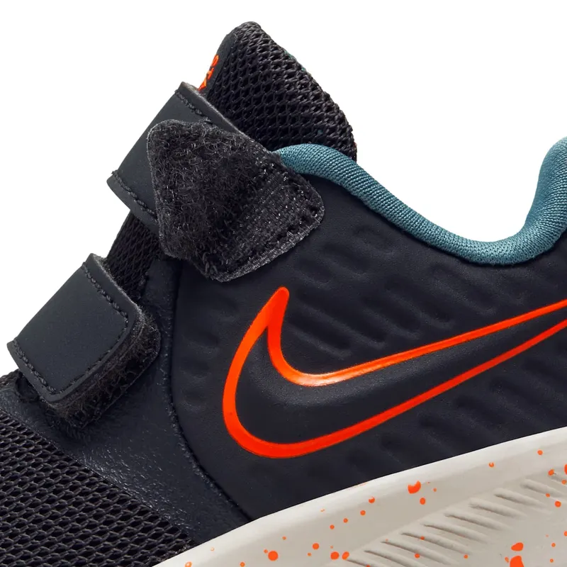 Nike Star Runner 2 TD “Anthracite/Total Orange” (CT1081-001)