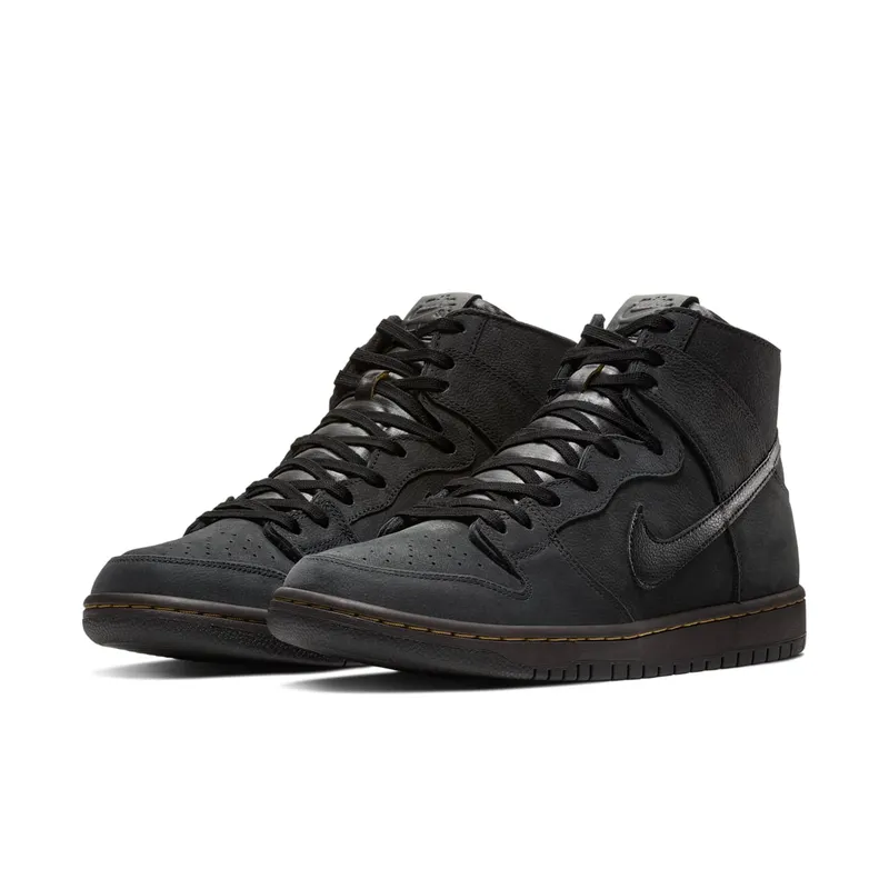 Nike SB Dunk High Deconstructed Doc Martens Black/Black-Velvet Brown-Peat Moss (AR7620-002)
