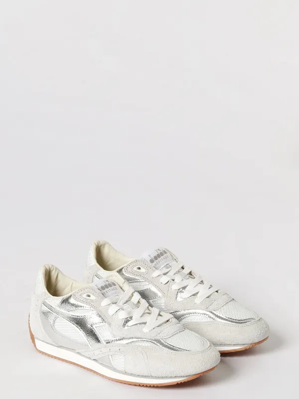 Diadora Equipe Revenge Suede and Mesh Silver (20118369490001)