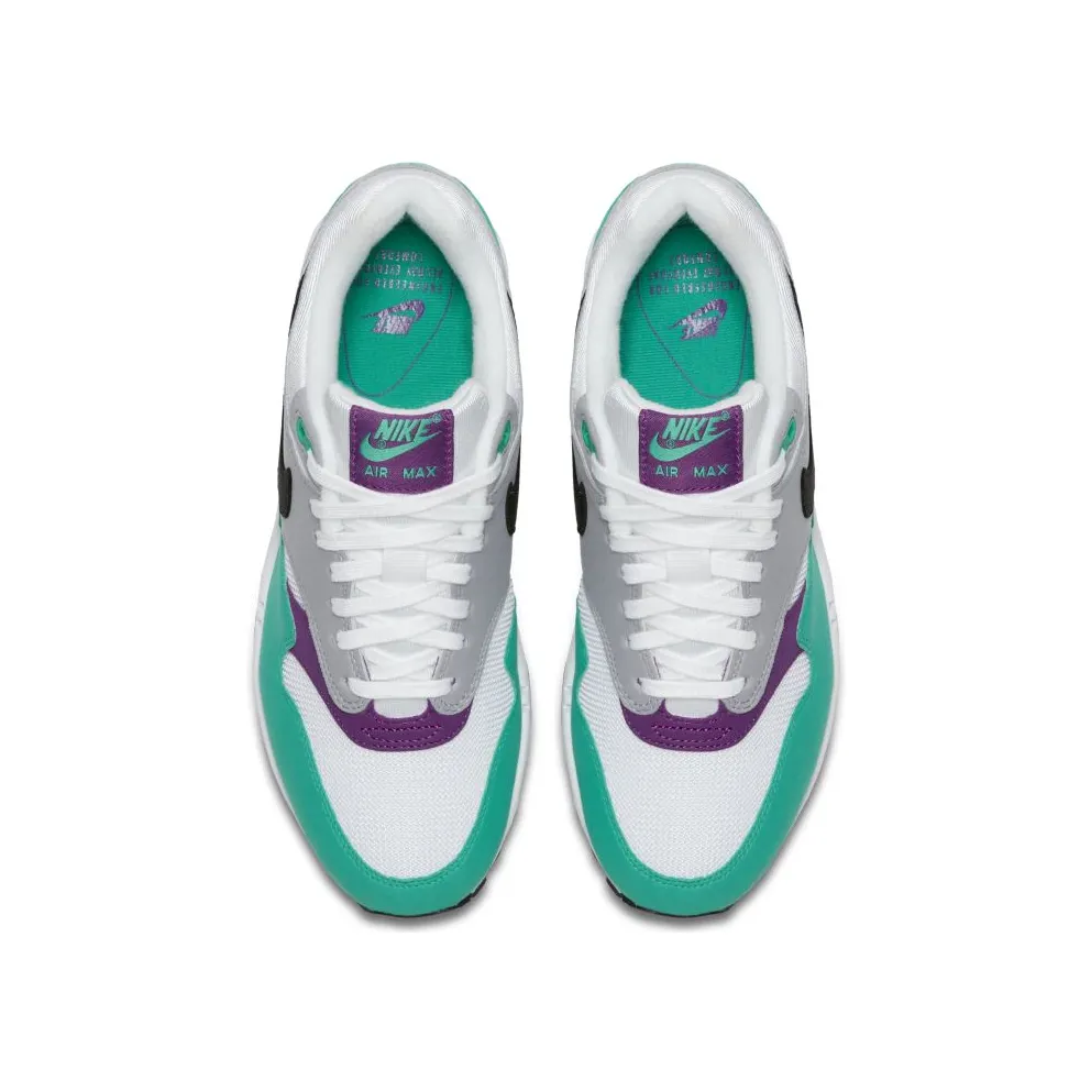 Nike Air Max 1 Clear Emerald (W) White/Black-Wolf Grey-Clear Emerald (319986-115)