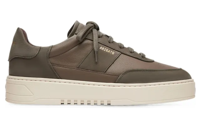 Axel Arigato Orbit Panelled Leather “Brown/Green” (F4042002)
