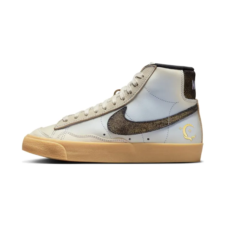 Nike Blazer Mid 77 PRM Día de Muertos “Light Orewood Brown / Topaz Gold / Blue Whisper / Gum Yellow” (FQ8173-104)