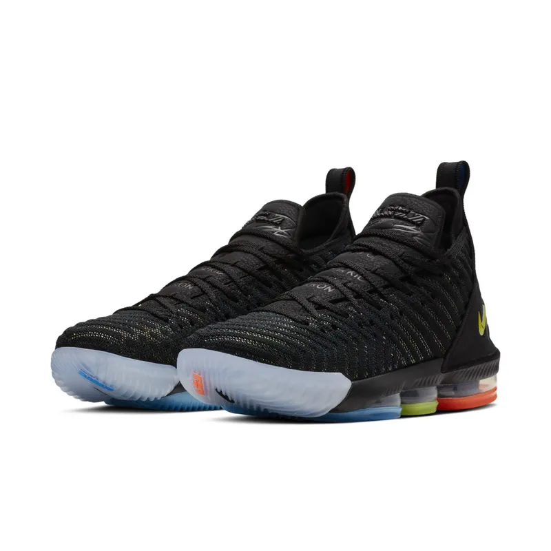 Nike LeBron 16 I Promise Black/Metallic Silver-Hyper Crimson-Photo Blue (AO2588-004)