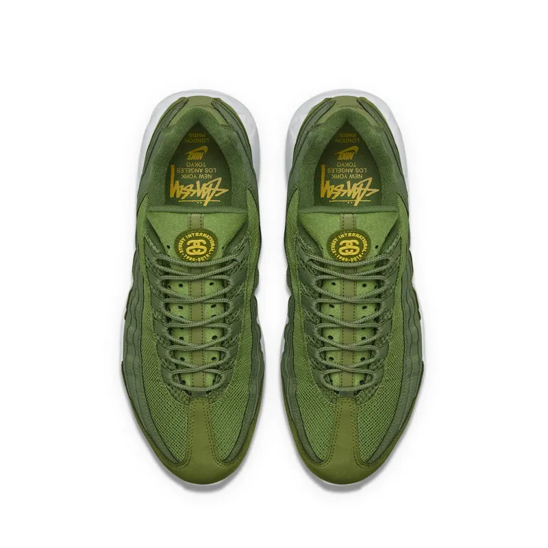 Nike Air Max 95 Stussy Olive Olive/White (834668-337)