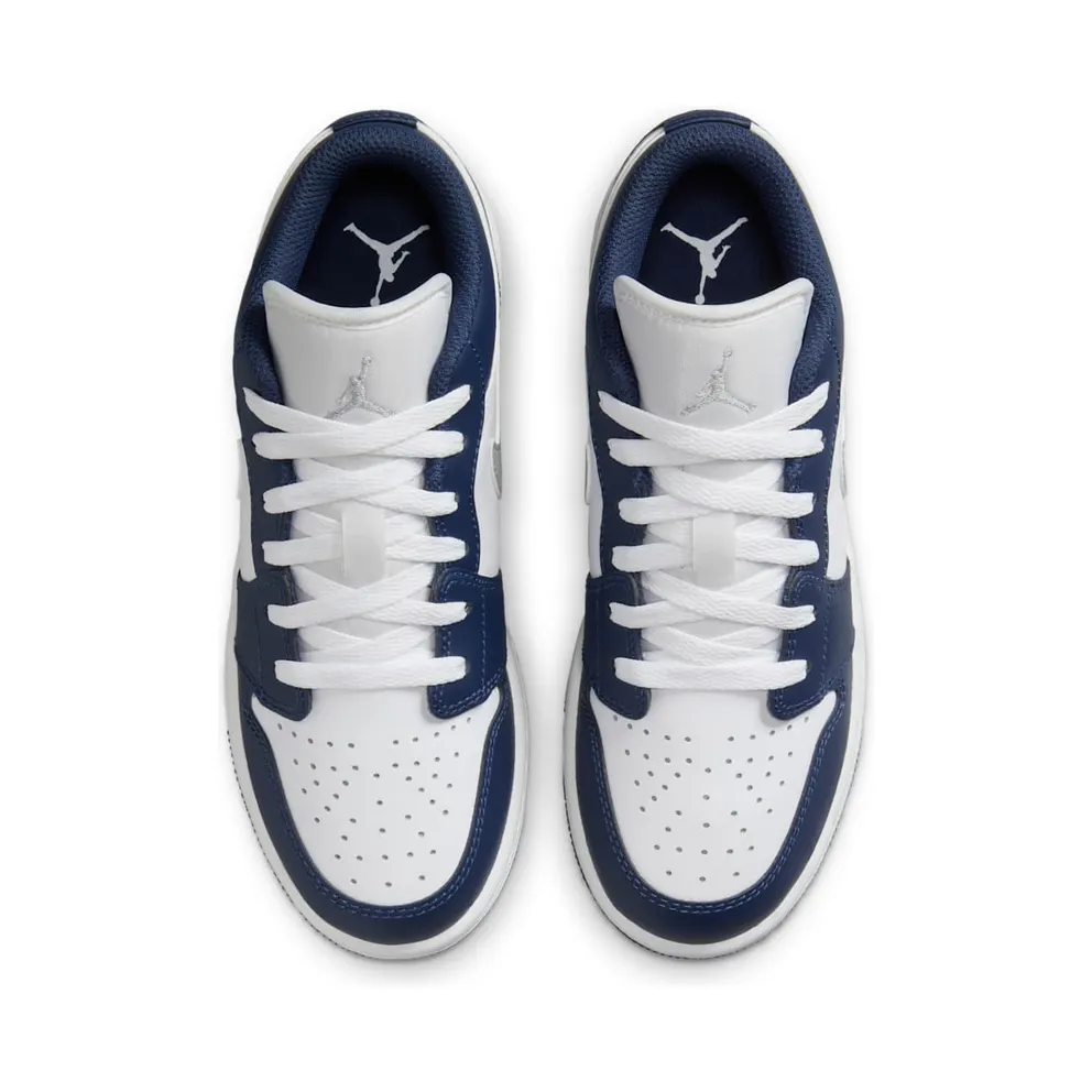Jordan 1 Low Midnight Navy Wolf Grey (553560-141)