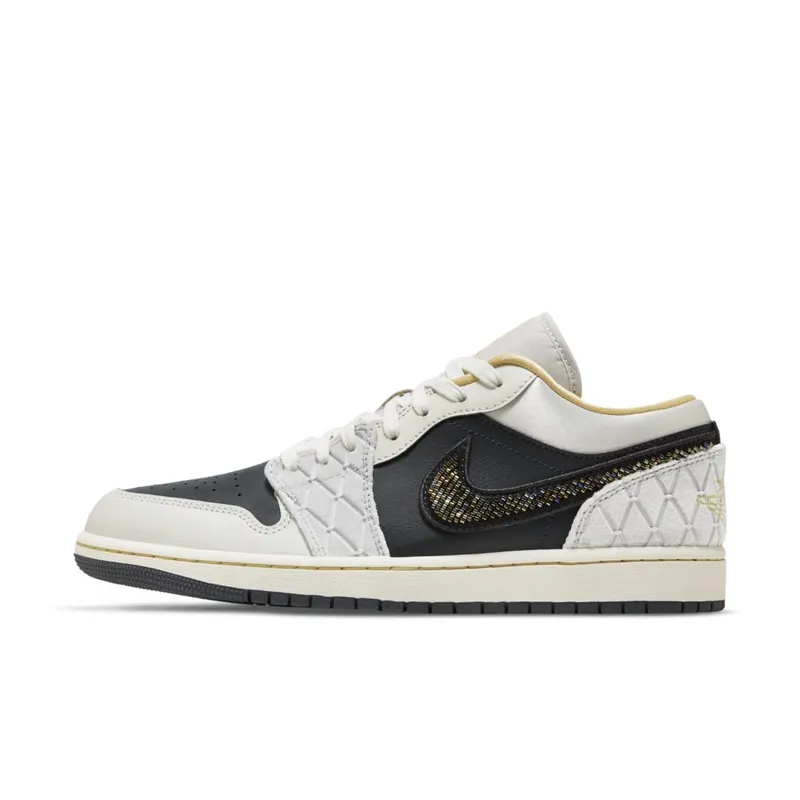 Jordan 1 Low Beaded Swoosh (DV1762-001)