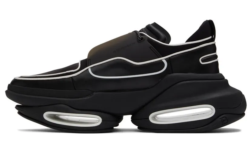 Balmain Black B-Bold Sneakers (XM0VI277TNCF) (3)