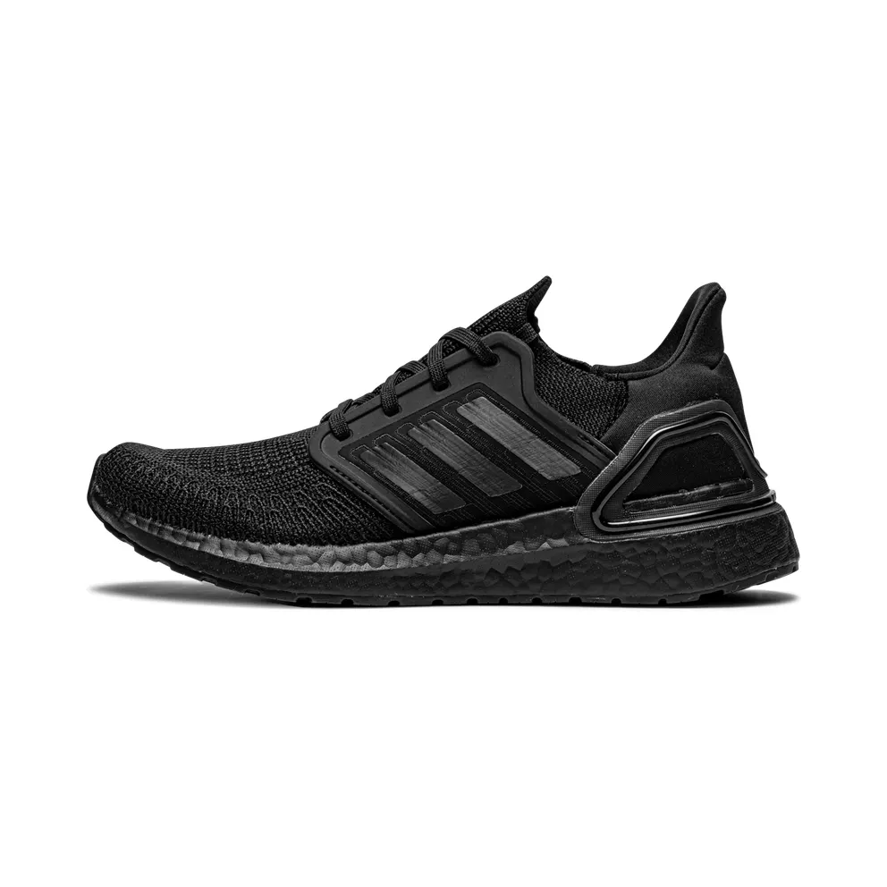 adidas Ultraboost 20 Laufschuh Core Black / Core Black / Solar Red (FU8498)