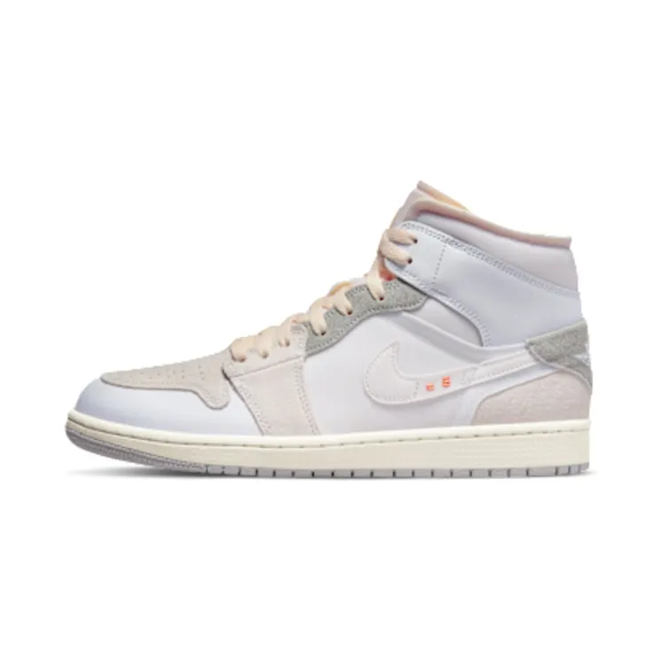Jordan 1 Mid Inside Out “White / Phantom / Sail / Neutral Grey” (DM9652-100)