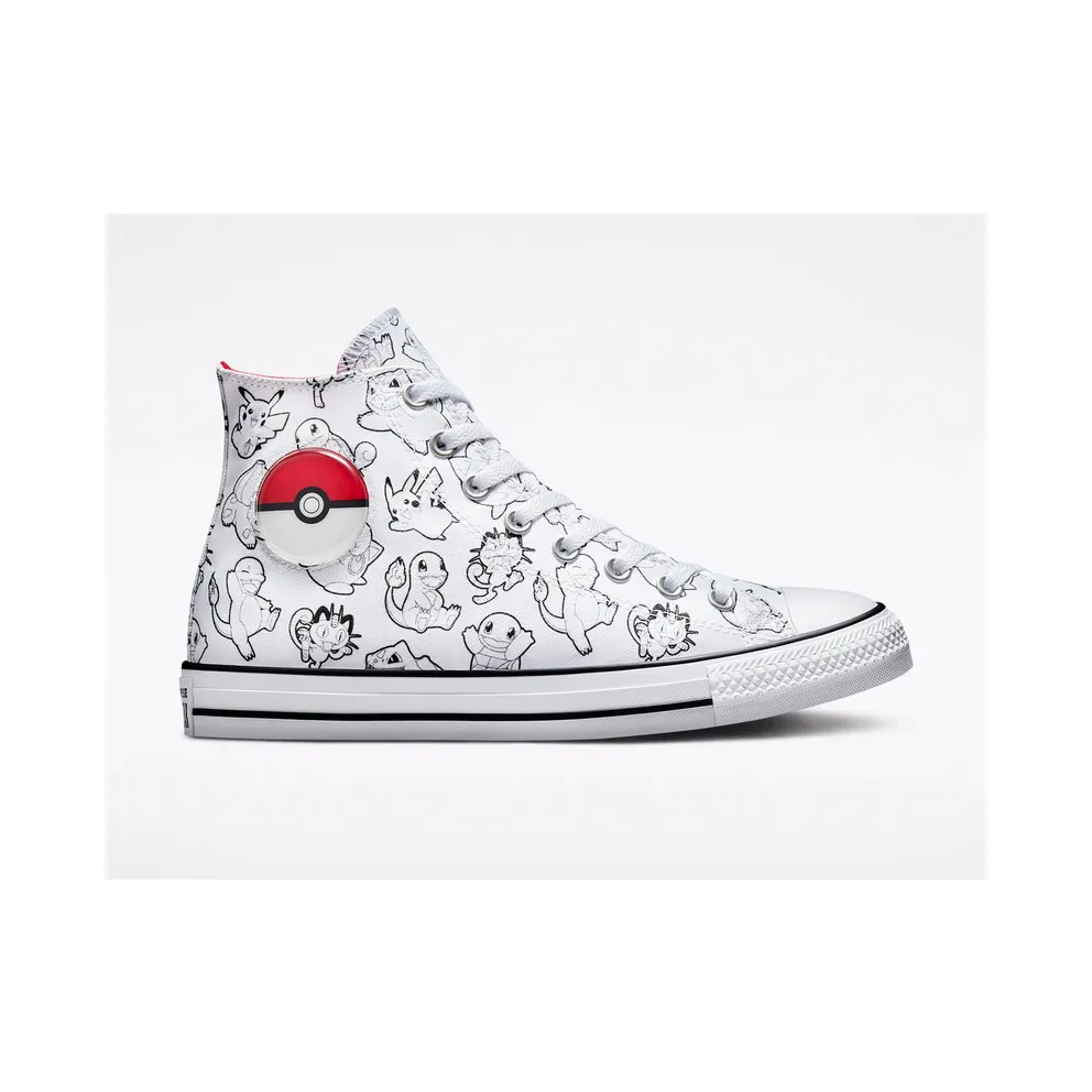 Converse Converse x Pokémon Poké Ball Chuck Taylor All Star White/black/university Red (A01651C)