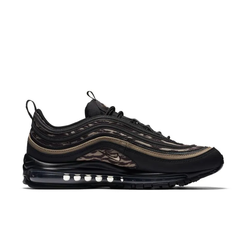 Nike Air Max 97 Tiger Camo Black/Velvet Brown-Khaki (AQ4132-001)