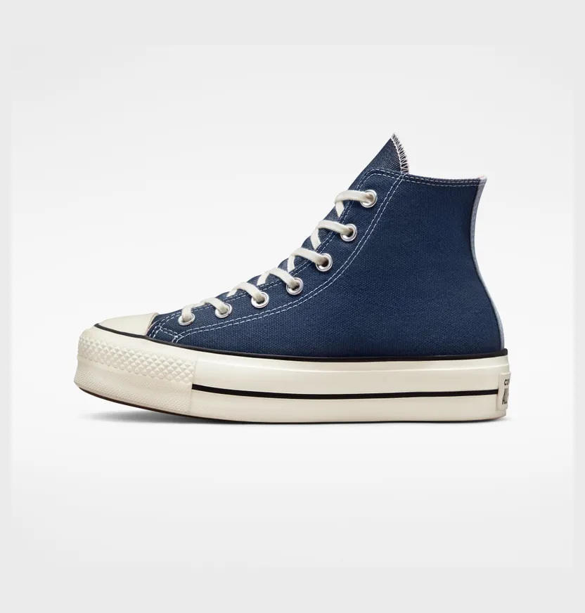 Converse Chuck Taylor All Star Lift Platform Denim Navy/egret/sunrise Pink