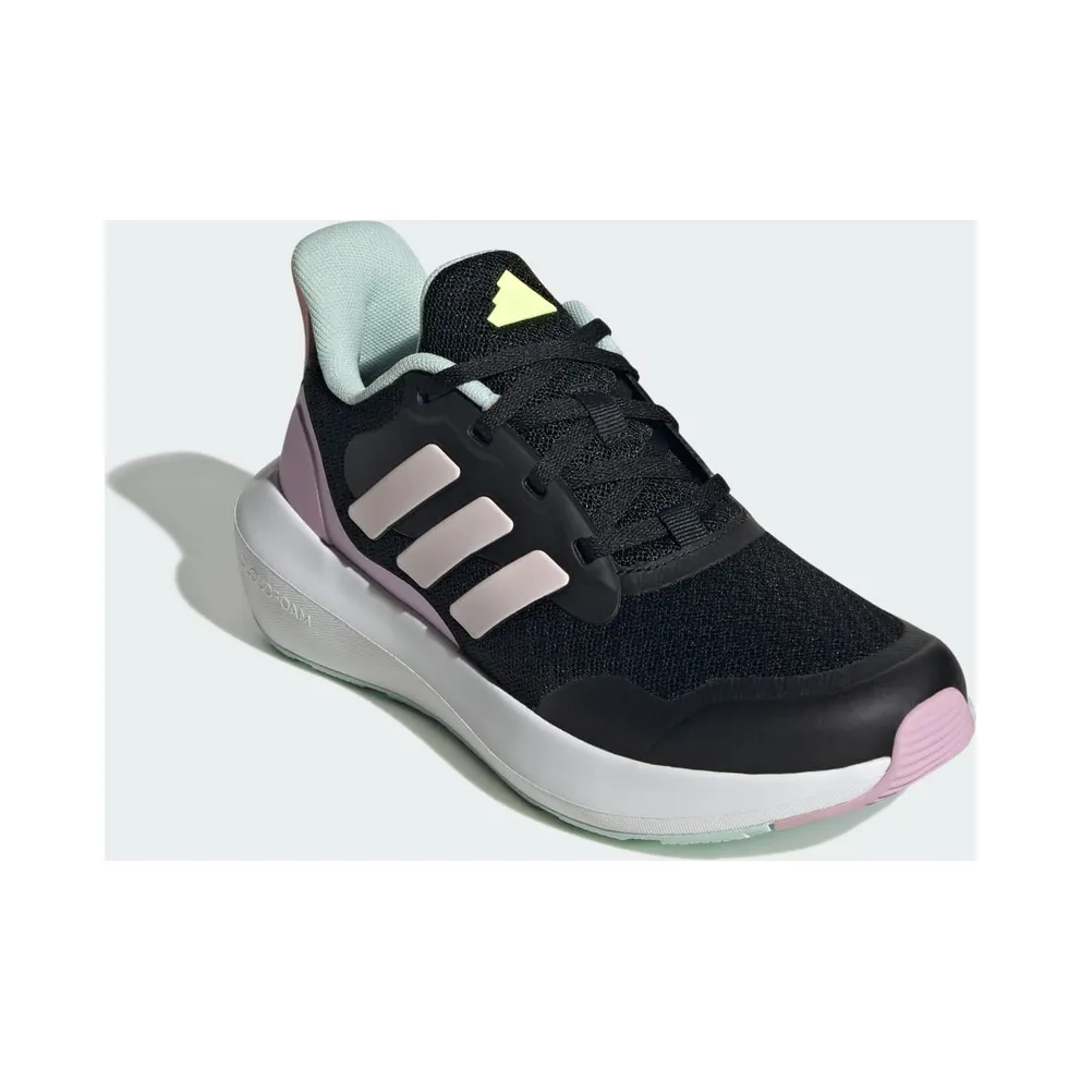 Adidas Fortarun 3.0 Kids Core Black / Clear Pink / Bliss Lilac (JI2180)