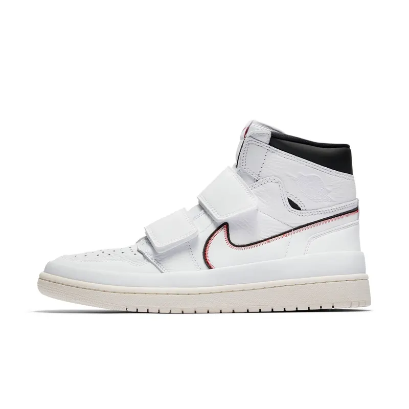 Jordan 1 Retro High Double Strap White Black Sail White/Black-Sail-White (AQ7924-101)