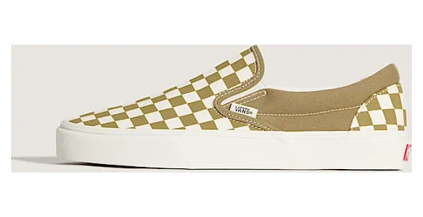 Vans Slip-On Color Theory Checkerboard Olive Brown (VN000Z7AOVB)