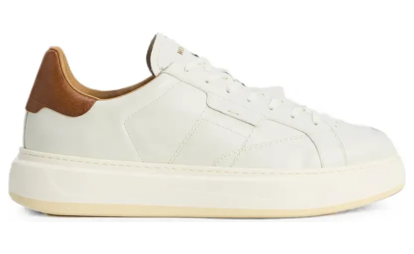 Woolrich Arrow leren “White” (CMWFFO2010MRUWFB20)
