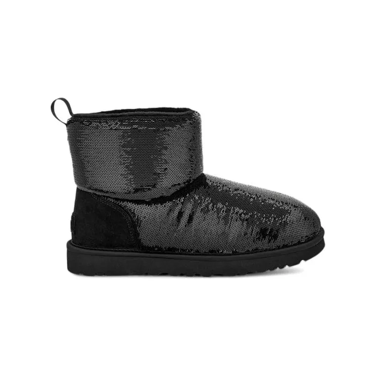 UGG Classic Mini Boot Mirror Ball Black (1151291-BLK)