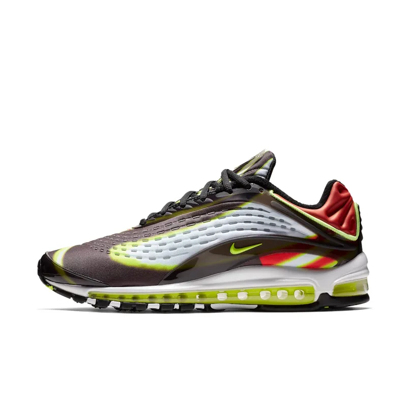 Nike Air Max Deluxe Black Volt Habanero Red Black/Volt-Habanero Red-White (AJ7831-003)
