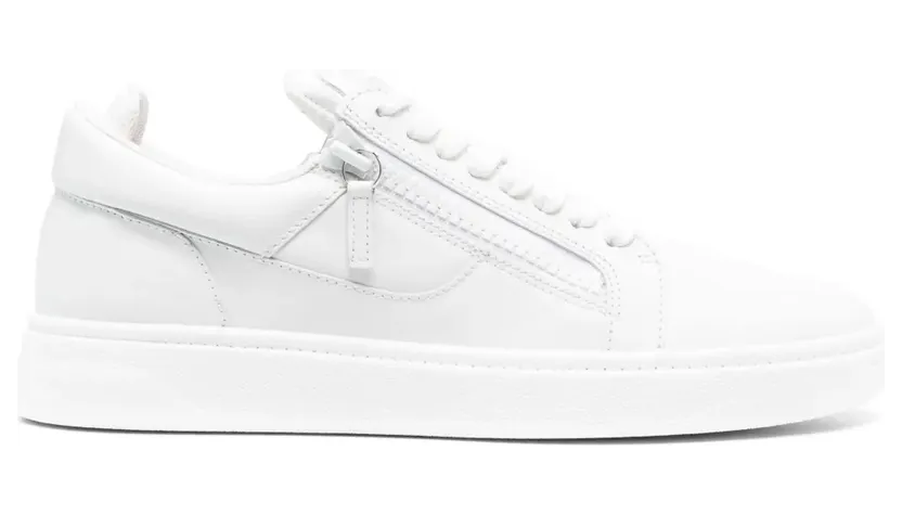Giuseppe Zanotti GZ94 Sneakers mit doppeltem Reißverschluss – Weiß (RM30034014)