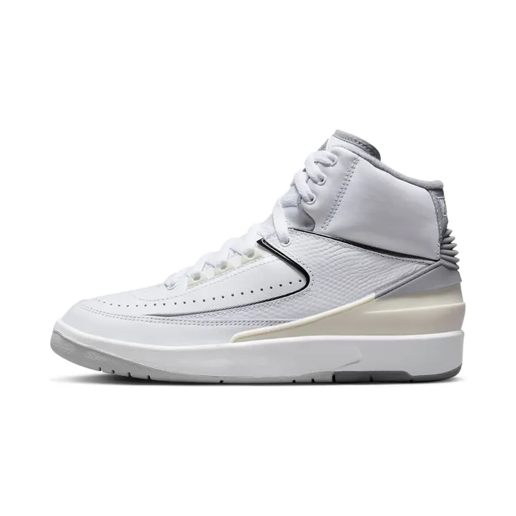 Air Jordan 2 GS “White / Sail / Black / Cement Grey” (DQ8562-100)