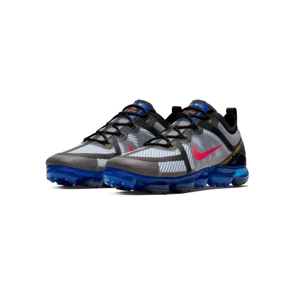 Nike Air VaporMax 2019 Black Hyper Blue Bright Crimson Black/Hyper Blue-Platinum Tint-Bright Crimson (AR6631-008)