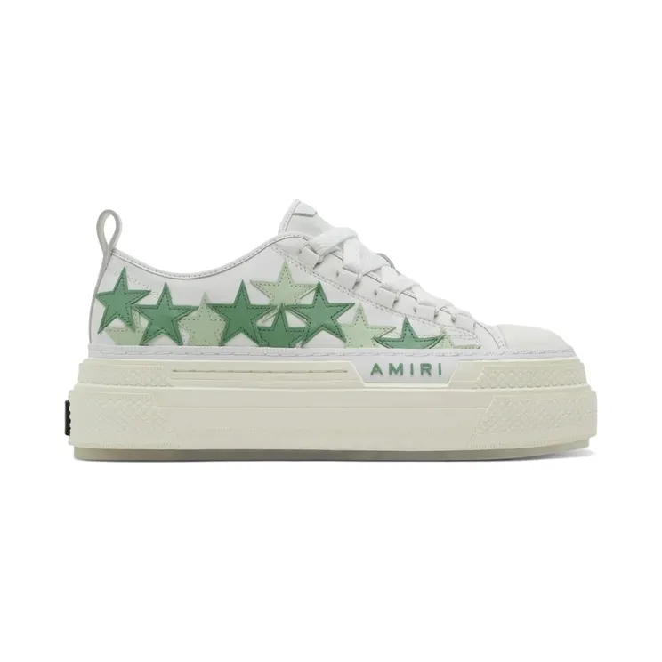 AMIRI Platform Stars Court Low White Green (AWFOSR1008-350)