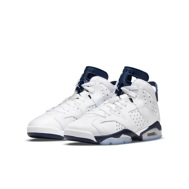 Air Jordan 6 Retro Older Kids’ White (384665-141)