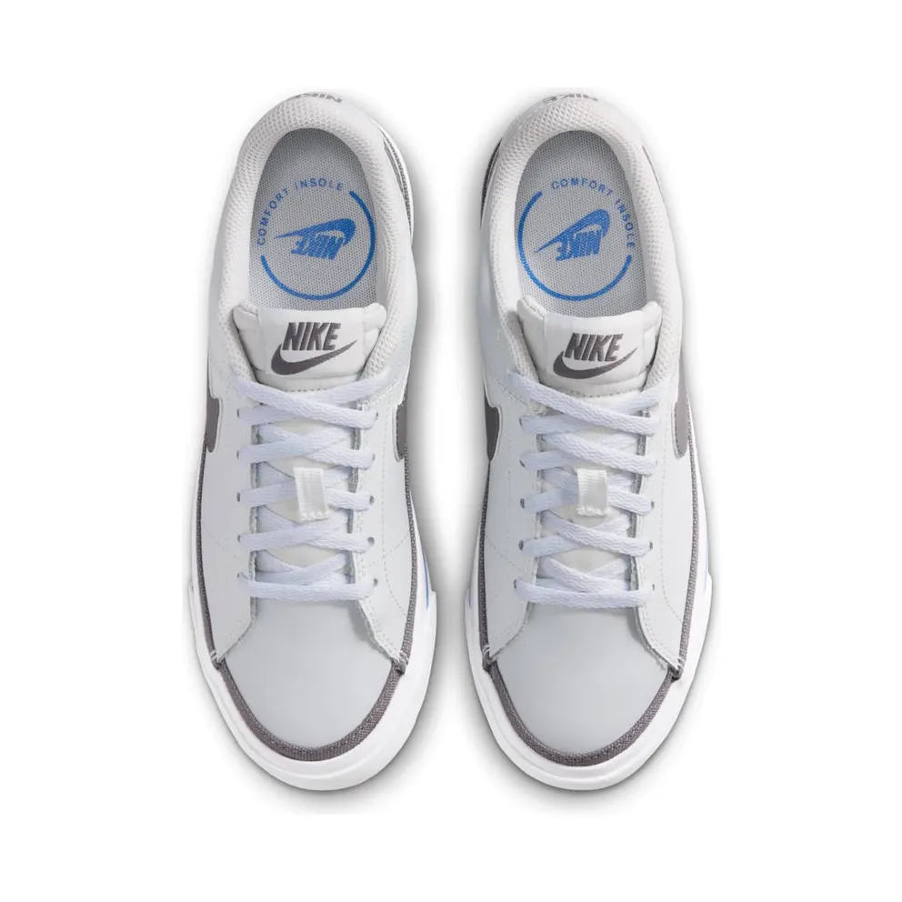 Nike Court Legacy Off White Blue Crystal Pencil Point (DA5380-135)