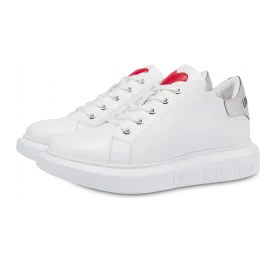 Moschino Sneakers Aus Kalbsleder Love Running (POLJA15284G1DIA610A)