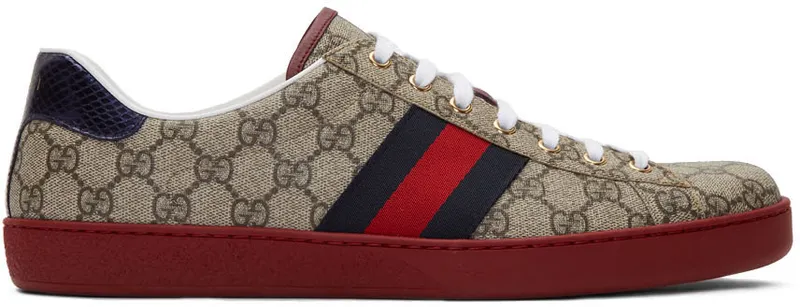 Gucci Beige GG Supreme New Ace (429445 K2LH0)