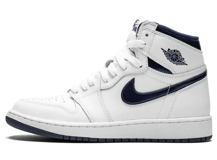 Air Jordan 1 Retro OG BG Metallic Navy (575441-106)