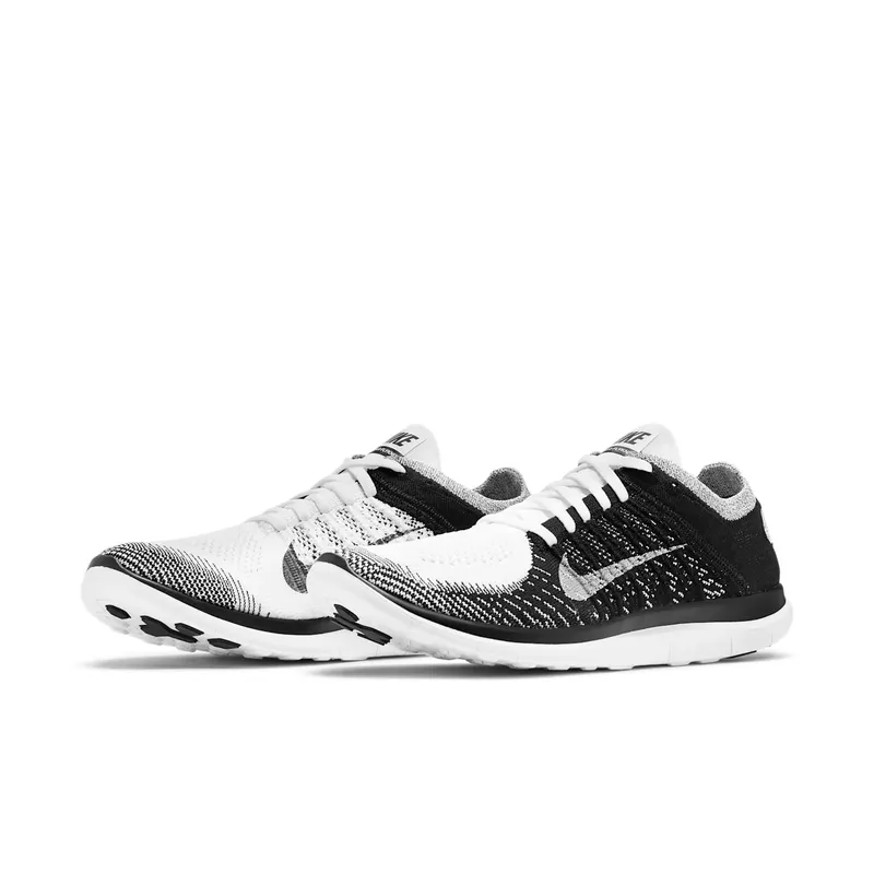 Nike Free 4.0 Flyknit White Black (631053-100)