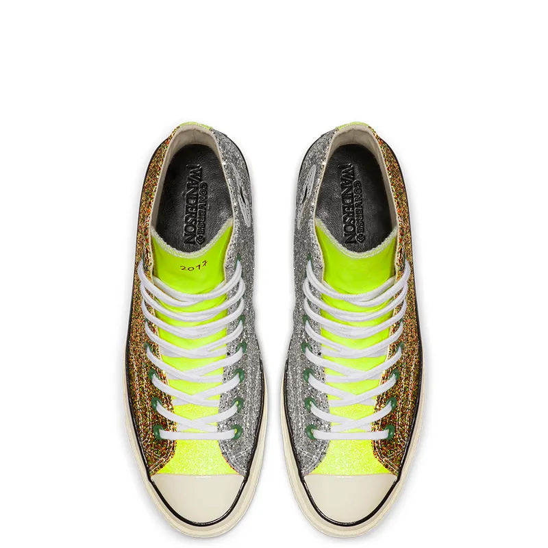 Converse x JW Anderson Chuck Taylor 70s Hi ‘Glitter Pack’ Gold (2019) (164696C)
