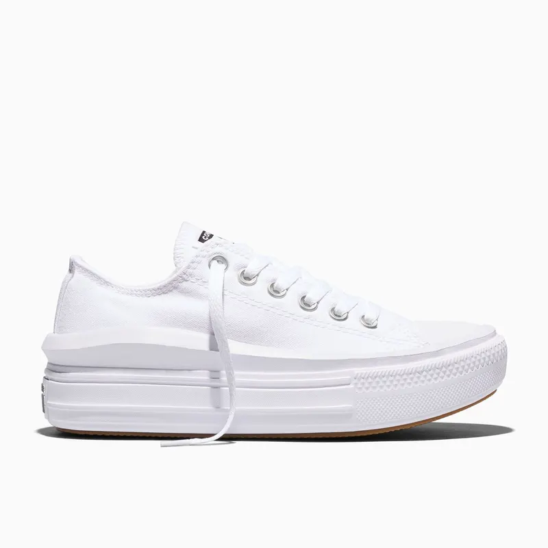 Converse Canvas Color Chuck Taylor All Star Move White/White/White
