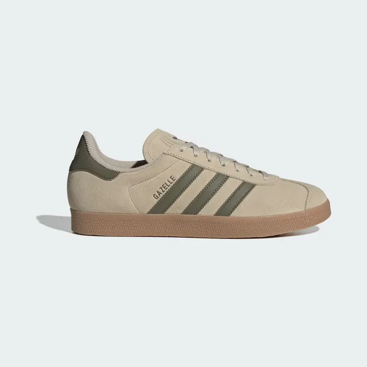 adidas Gazelle “Khaki Three / Olive Strata / Gum” (KJ7683)