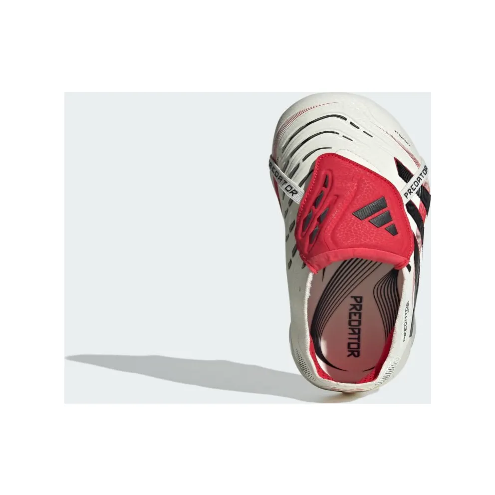 adidas Predator Elite Fold-over Tongue Soft Ground Boots “Off White / Core Black / Pure Ruby” (JQ7821)