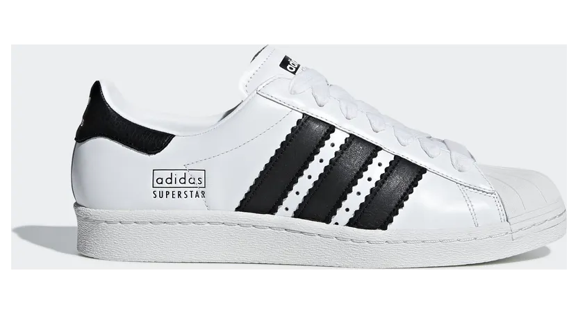 adidas Superstar 80s Enlarged Stripes White