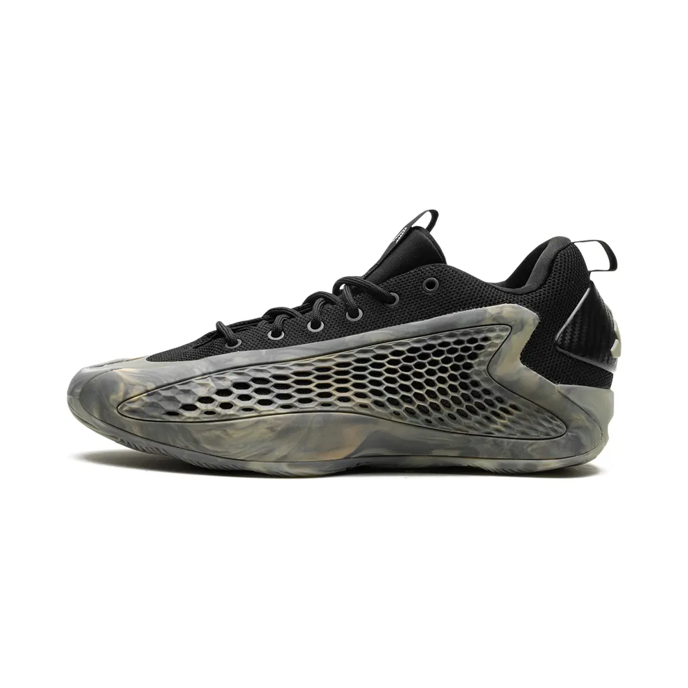 Adidas Anthony Edwards 1 Low Basketballschuhe Kids Silver Pebble / Core Black / Wonder Beige (JI4074)