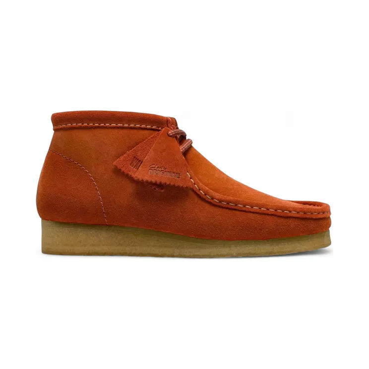 Clarks Originals Wallabee Boot Orange Suede (26185643)