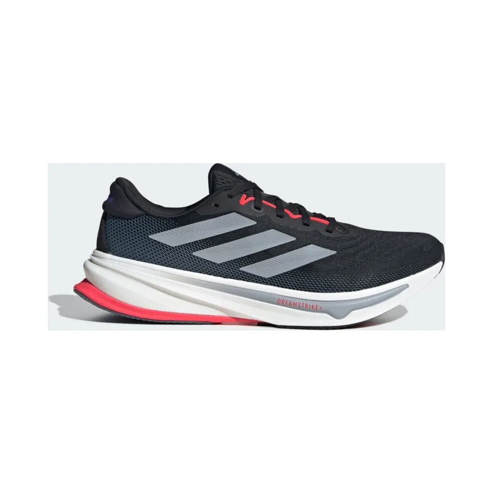 Adidas Supernova Rise 2 Running Shoes Core Black / Halo Silver / Lucid Red (JQ7699)