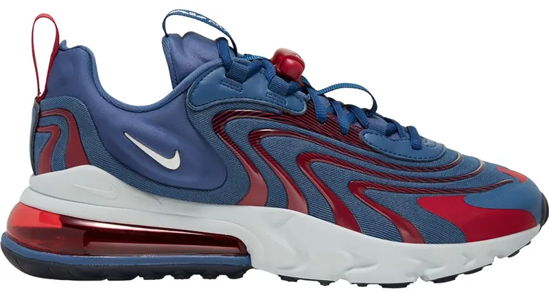 Nike Air Max 270 React Eng USA Mystic Navy/Cardinal Red-Coastal Blue-Metallic Silver (CT1281-400)