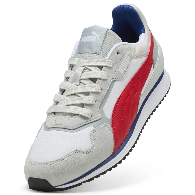 Puma SOFTRIDE ST Miler “Cool Light Gray / For All Time Red / Puma White” (402635_01)