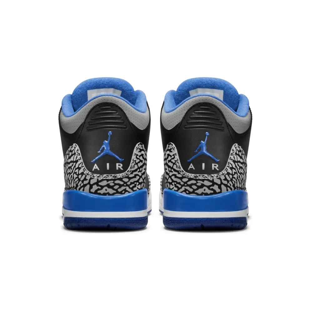 Air Jordan Nike AJ 3 III Retro Sport Blue (GS) (398614-007)
