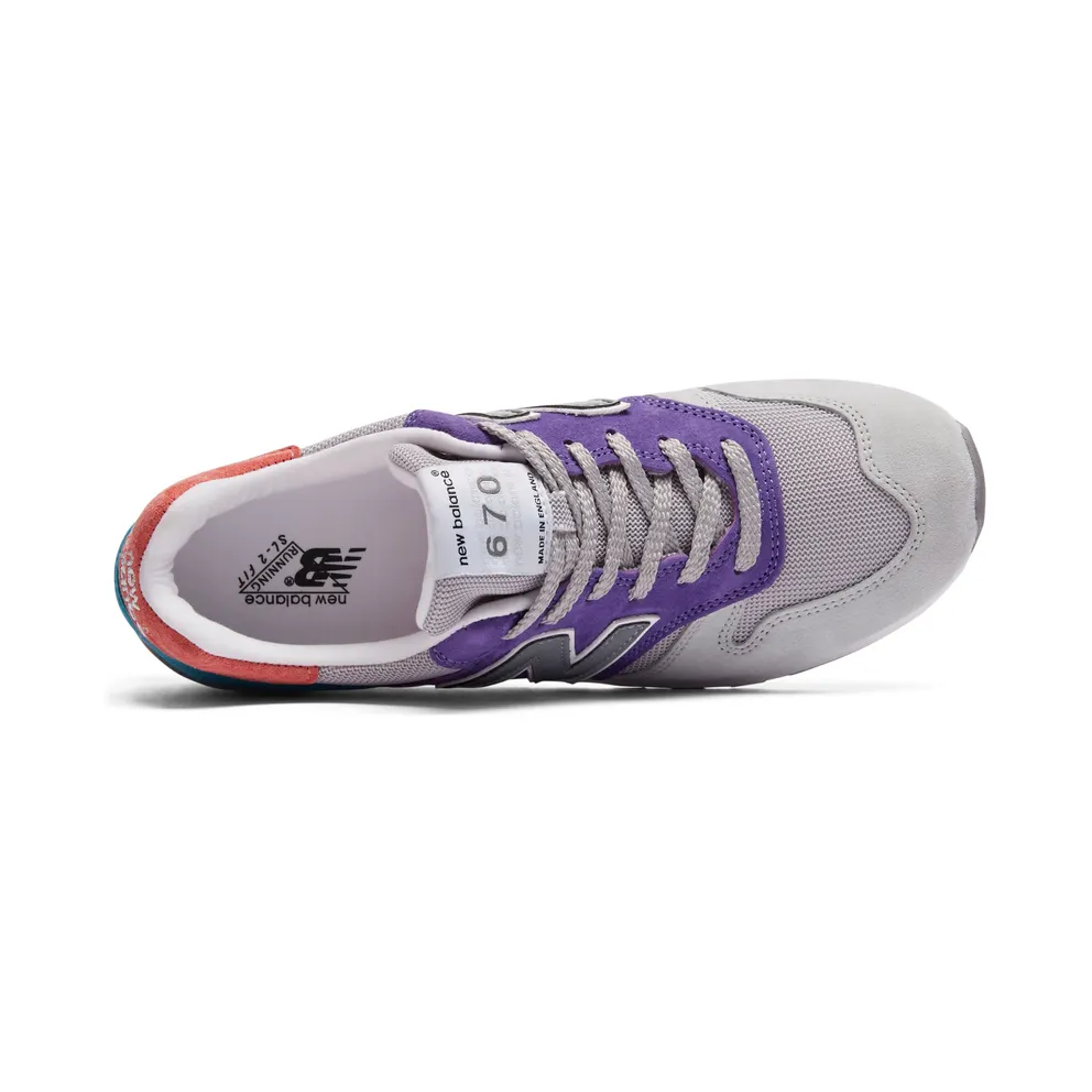 New Balance 670 City Sunrise Grey/Purple-Teal (M670GPT)