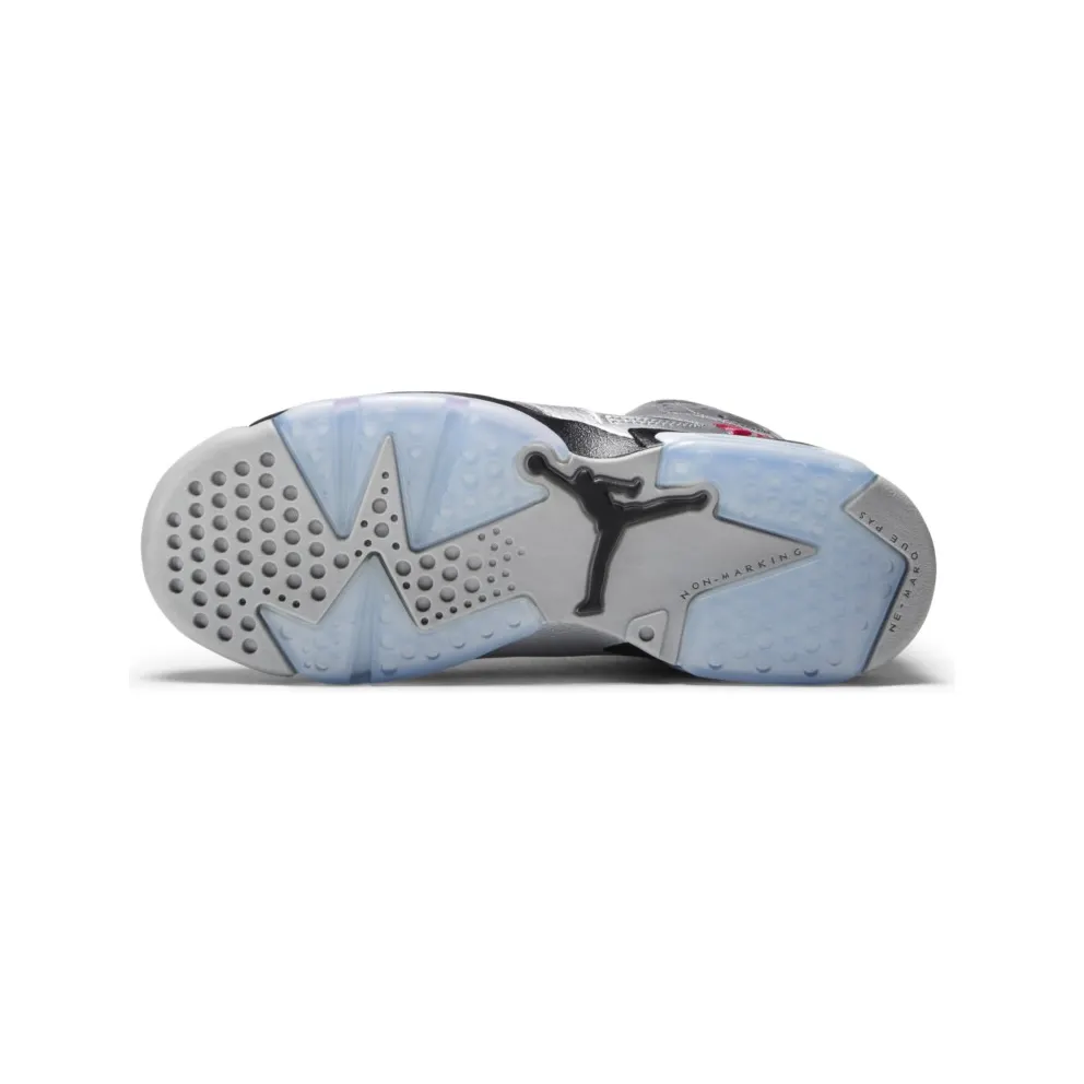 Jordan 6 Retro Valentine’s Day 2014 (GS) Metallic Silver/Vivid Pink-Black (543390-009)