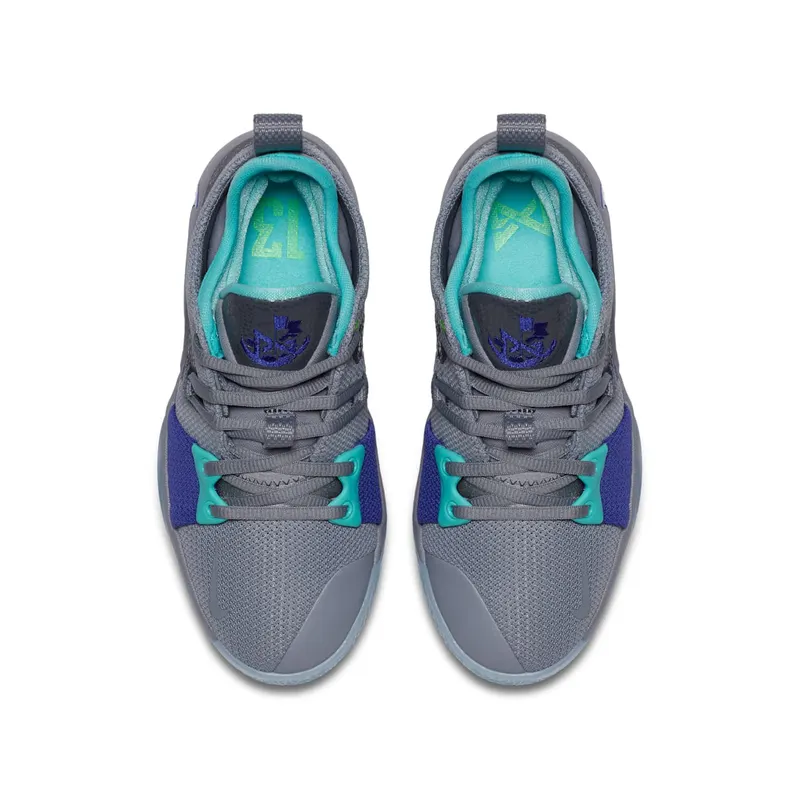Nike PG 2 Pure Platinum (GS) Pure Platinum/Neo Turquoise-Wolf Grey (943820-002)