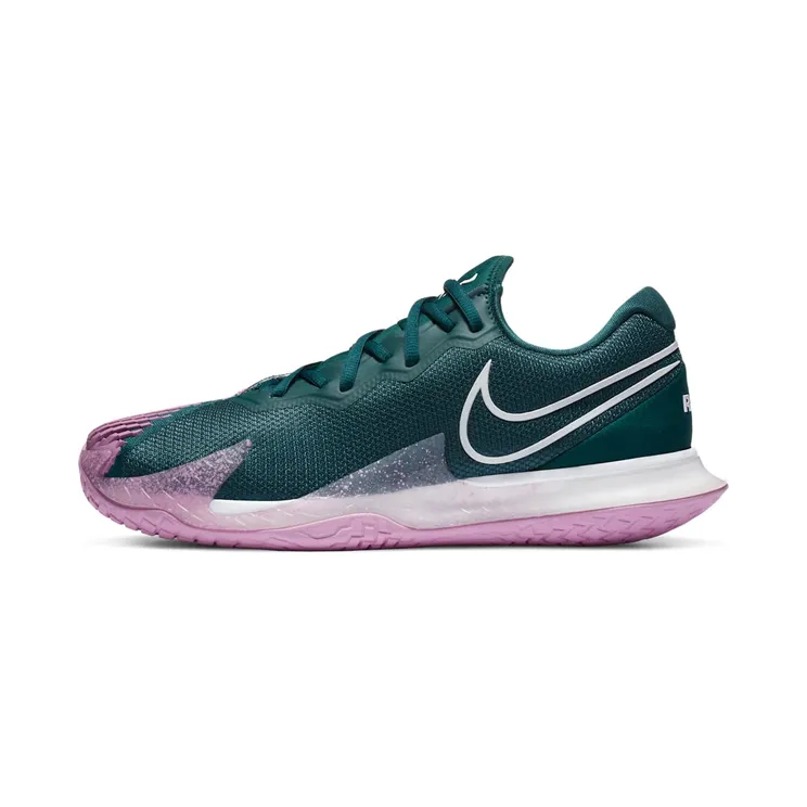 NikeCourt Air Zoom Vapor Cage 4 Hardcourt Green “Dark Atomic Teal / Beyond Pink / White” (CD0424-300)